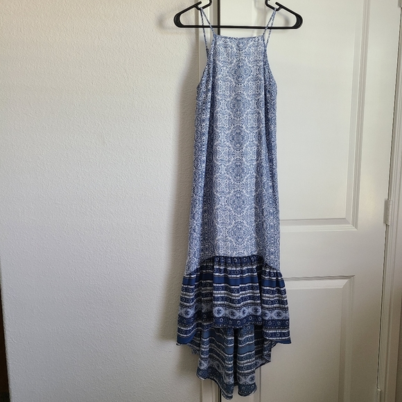Knox Rose Dresses & Skirts - Knox Rose Bohemian Pattern Front High Low Spaghetti Dress